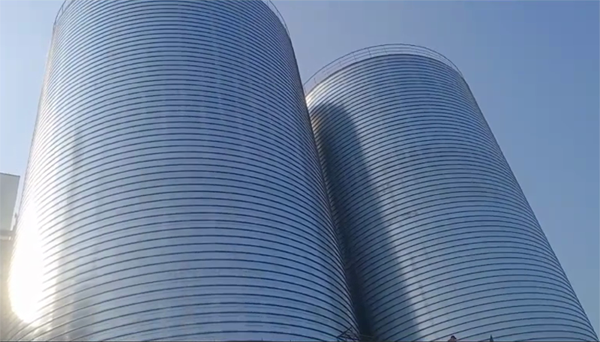 渑池2座混凝土高架卷板仓